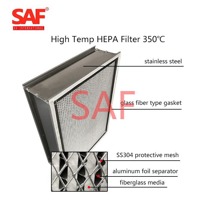 High Temp HEPA Filter 350℃_